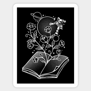 Book Garden Minimalist by Tobe Fonseca Sticker